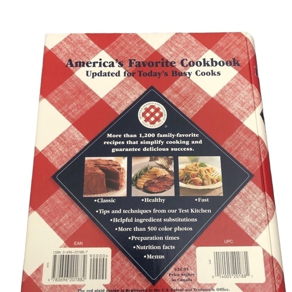 Better Homes and Gardens The New Cookbook 1996 Spiral Bound Hardcover Recipe Tab - Picture 2 of 7